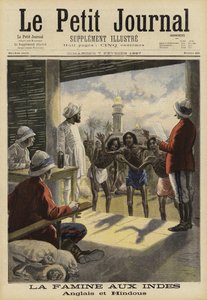Famine en Inde, 1897 - French School