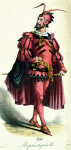 Costume de bal masqué pour Méphistophélès, de L