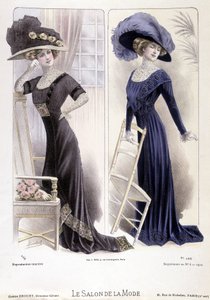 Défilé de mode, le 16/02/1910. - French School