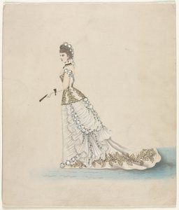 Étude de mode (conçue pour Worth) - French School
