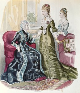 Mode du Second Empire, de La Mode Illustrée - French School