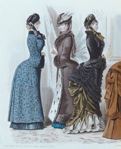 Planche de mode de Le Moniteur de la Mode, 1882 - French School