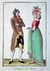 Mode sous le Directoire : un couple d