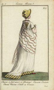 Femme à la mode aux jardins de Tivoli