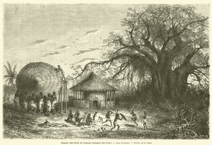 Femmes des bords du Zambèze bâtissant des huttes, Jeux d