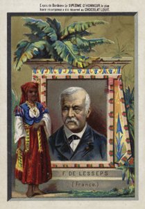 Ferdinand de Lesseps, entrepreneur français et constructeur de canaux - French School