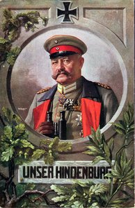 Maréchal Paul von Hindenburg (1847-1934)