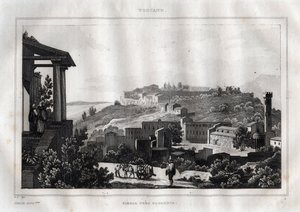 Fiesole - Toscane - Gravure de « L