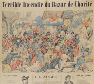 Incendie au Bazar de la Charité, 4 mai 1897 - French School