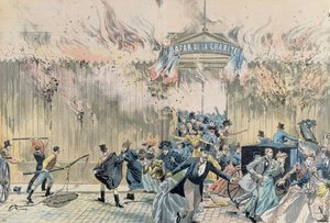 Incendie au Bazar de la Charité, 4 mai 1897, de Le Pèlerin, 1897 - French School