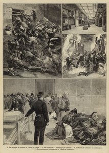 Incendie au Bazar de la Charité, Paris, 1897 - French School