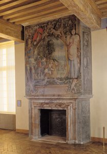 Cheminée dans la Chambre du Roi - French School
