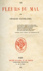 Première édition des Fleurs du Mal par Charles Baudelaire - French School