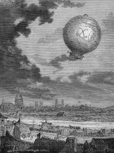 Premier voyage en montgolfière par Pilâtre de Rozier et le Marquis d