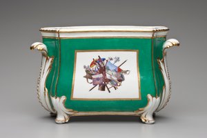 Vase à fleurs, Manufacture de porcelaine de Sèvres - French School