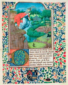 Fol.1 La Création du Monde, du Traité de Médecine par Aldebrande de Florence, 1356 - French School