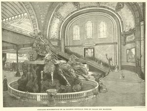 Fontaine Monumentale de la Galerie Centrale, près du Palais des Machines - French School