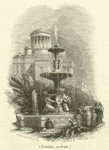 Fontaine, au Prado - French School