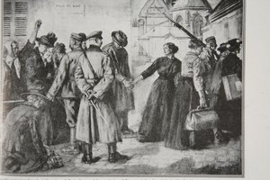 Enlèvement forcé de civils français de Lille vers des colonies de travail allemandes, 1914-19 - French School