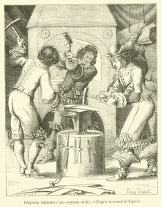 Forgerons taillandiers, dix-septième siècle - French School