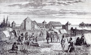 Fort Youkon, un poste de traite de la Compagnie de la Baie d