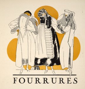 Fourrures de la Gazette de Bon Ton, pub. 1920