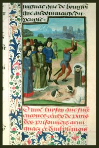 Exécution des prisonniers, 1418 - French School