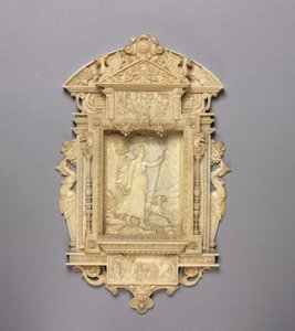 Relief encadré de Diane la Chasseresse, vers 1850 - French School