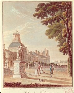 France, Paris, Palais des Tuileries, Gravure - French School