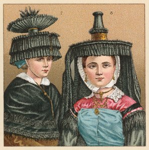 Costume du XIXe siècle en France - French School
