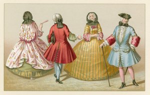 Costume français du XVIIIe siècle - French School