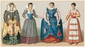 Costume de la France au XVIe siècle - French School