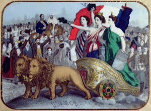 La France proclamant la Liberté, 1848 - French School