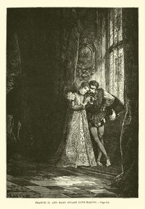 François II et Marie Stuart en amour - French School