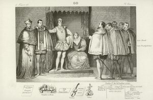 François II de France informant les députés du parlement qu