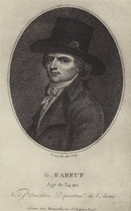 François-Noël Babeuf, agitateur politique et journaliste révolutionnaire français - French School