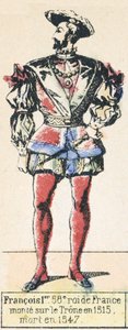 François Ier, 58e roi de France, monte sur le trône en 1515, mort en 1547 - French School
