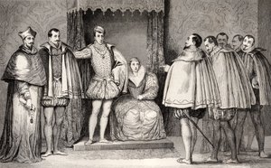 François II (1544-60) informe les députés parlementaires que le duc de Guise et le cardinal gouverneront l