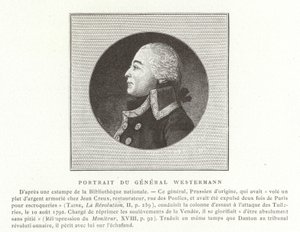 François Joseph Westermann, homme politique et général des guerres révolutionnaires françaises - French School