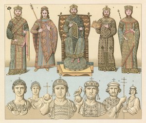 Costume byzantin franc - French School