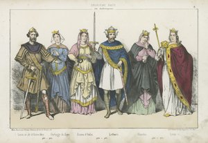 Rois et reines francs de la dynastie carolingienne