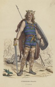 Guerrier franc, 5ème siècle - French School