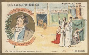 François-René, vicomte de Chateaubriand (1768-1848), écrivain et homme politique français, auteur de « Les Martyrs » (1809) - French School