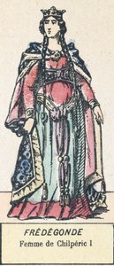 Frédégonde, femme de Chilpéric I - French School