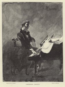 Frédéric Chopin, pianiste et compositeur polonais - French School