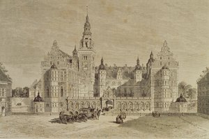 Château de Frederiksborg, Hillerod, Danemark, années 1850, de Le Tour du Monde, publié à Paris, années 1860 - French School