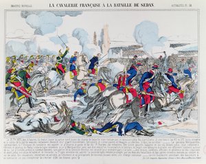 Troupes de cavalerie françaises à la bataille de Sedan, 1er septembre 1870 - French School