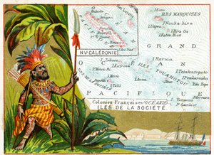 Possessions françaises en Océanie, vers 1890