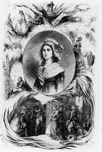 Révolution française : portrait de Charlotte Corday, v.1793 - French School
