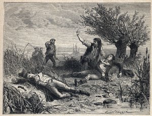 Révolution française : suicide par empoisonnement des politiciens François Buzot (1760-1794) et Jérôme Pétion de Villeneuve (1759-1794)